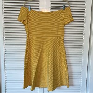 Old Navy off the shoulder skater dress